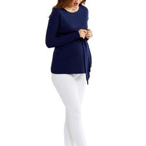 A Pea in the Pod Maternity Tie-Front Top